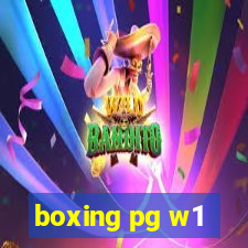 boxing pg w1