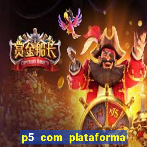 p5 com plataforma de jogos