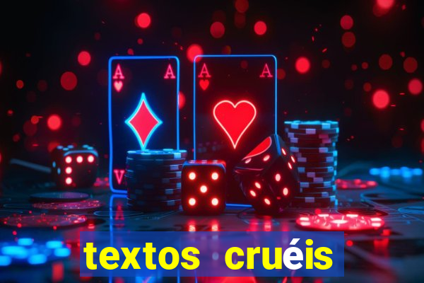 textos cruéis demais para serem lidos rapidamente pdf